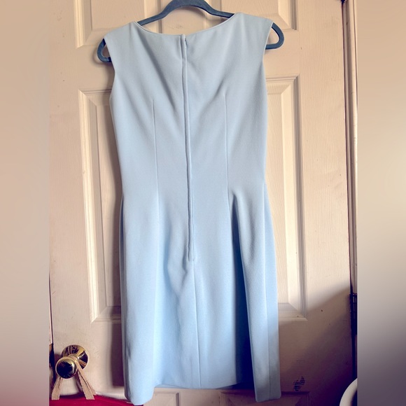 Sydney North Beckman’s vintage baby blue wiggle dress beaded neckline - Picture 13 of 14